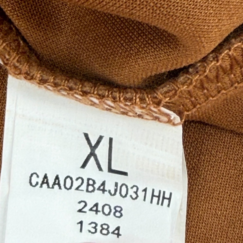 Cupshe Faux Suede Knot Front Wrap Skort Camel Brown XL CAA02B4J031HH - Picture 3 of 8